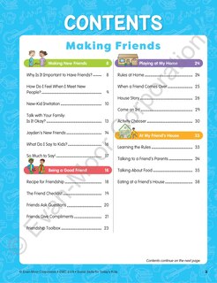 Sample content_Social Skills Activities for Today's Kids, Age 8 - 9 Workbook