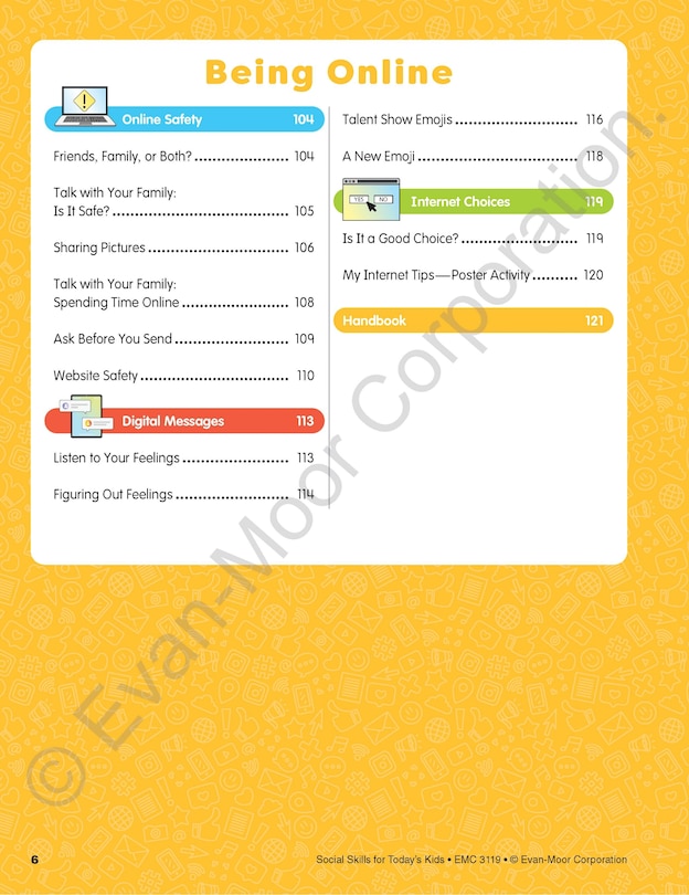 Sample content 4_Social Skills Activities for Today's Kids, Age 8 - 9 Workbook