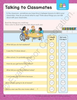 Sample content 5_Social Skills Activities for Today's Kids, Age 8 - 9 Workbook