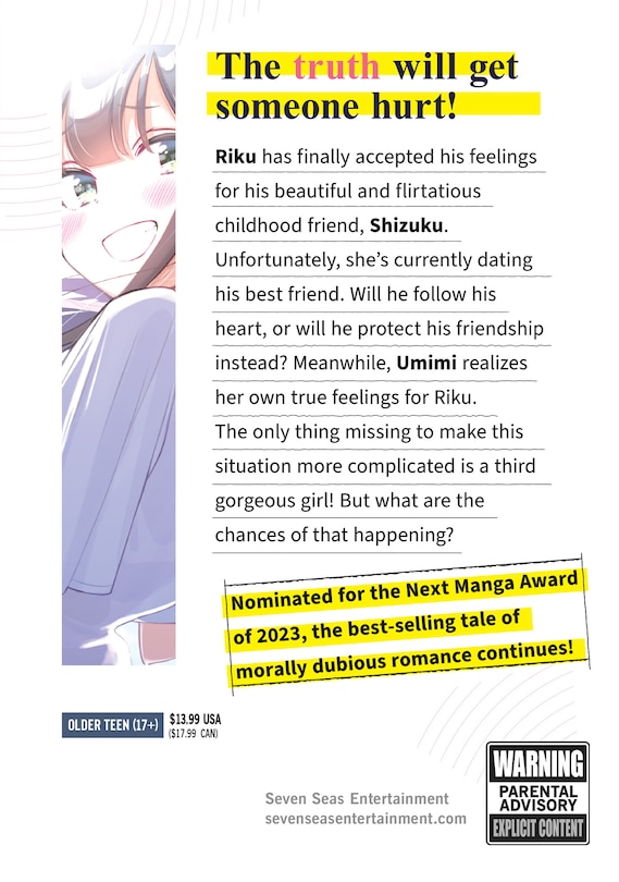 Couverture arri&egrave;re_Someone's Girlfriend Vol. 4