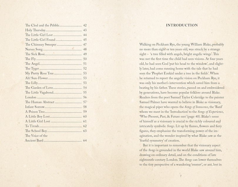 Sample content_Songs of Innocence and of Experience