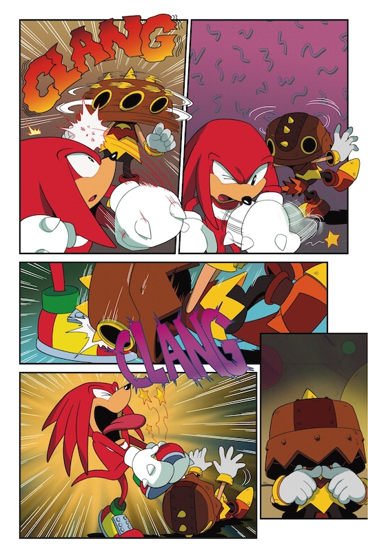 Aper&ccedil;u du contenu_Sonic the Hedgehog: Knuckles Anniversary Special