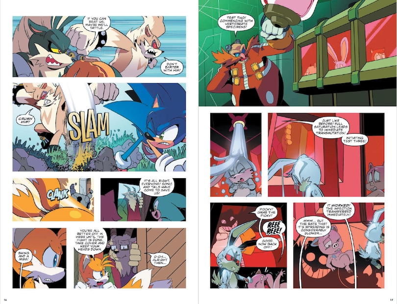 Aperçu du contenu_Sonic the Hedgehog: On The Go, Vol. 2