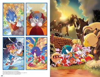 Sample content 4_Sonic the Hedgehog: The IDW Comic Covers, Vol. 1