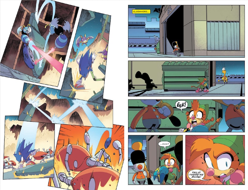 Sample content_Sonic the Hedgehog: The IDW Collection, Vol. 6