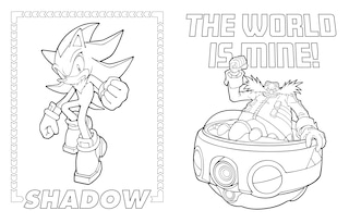 Aper&ccedil;u du contenu_Sonic The Hedgehog: The Official Coloring Book