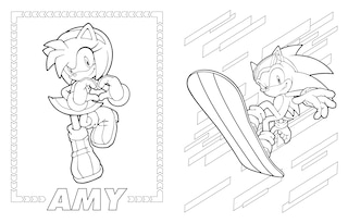 Aper&ccedil;u du contenu 3_Sonic The Hedgehog: The Official Coloring Book