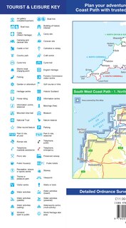 Couverture arrière_South West Coast Path 1 – North Devon & Somerset: with Ordnance Survey mapping (A-Z Adventure Series)