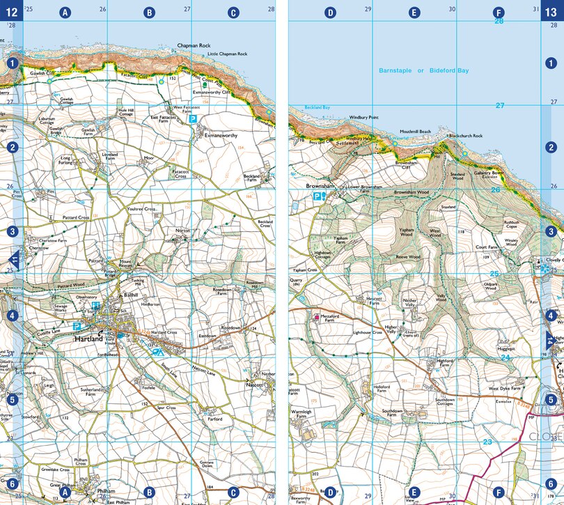 Sample content 3_South West Coast Path 1 – North Devon & Somerset: with Ordnance Survey mapping (A-Z Adventure Series)