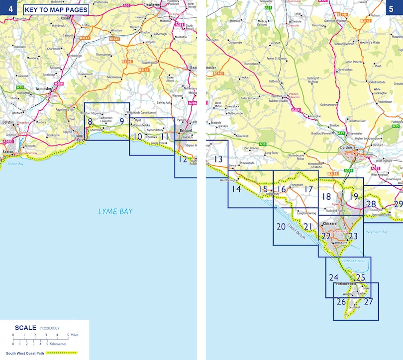 Sample content 2_South West Coast Path 5 – Dorset: with Ordnance Survey mapping (A-Z Adventure Series)
