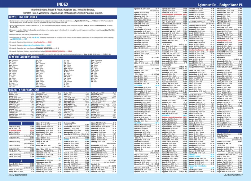 Sample content_Southampton A-Z Street Atlas: Accurate street map for easy navigation