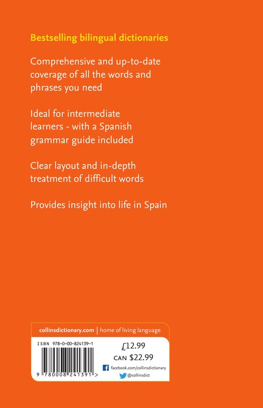 Back cover_Spanish Dictionary and Grammar