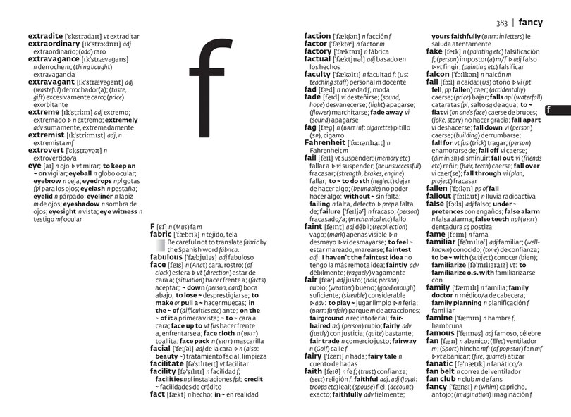 Aper&ccedil;u du contenu_Spanish Gem Dictionary