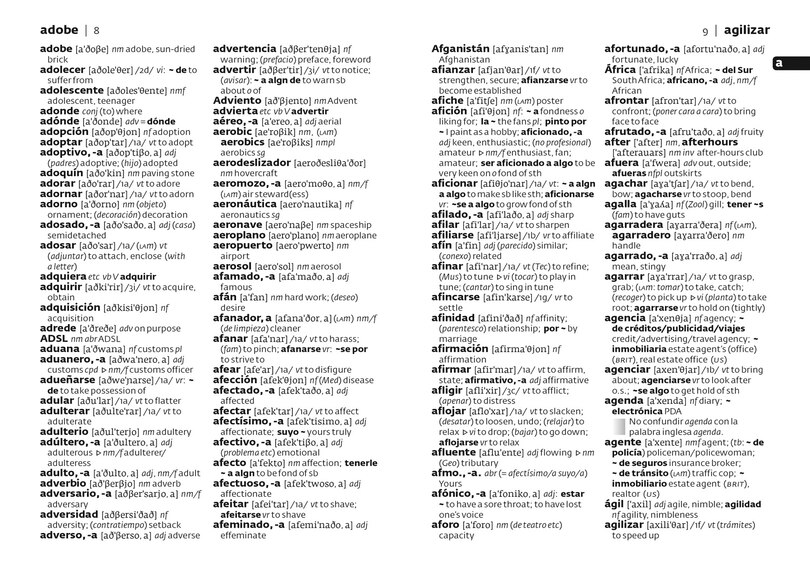 Aper&ccedil;u du contenu 2_Spanish Pocket Dictionary