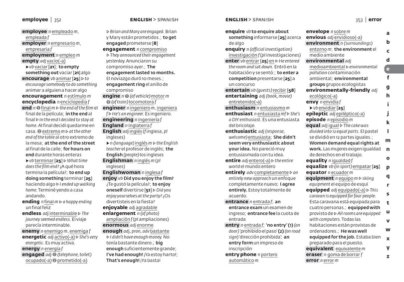 Sample content 3_Spanish School Dictionary: Trusted support for learning (Collins School Dictionaries)