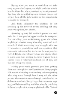 Aper&ccedil;u du contenu_Speak Up For Yourself