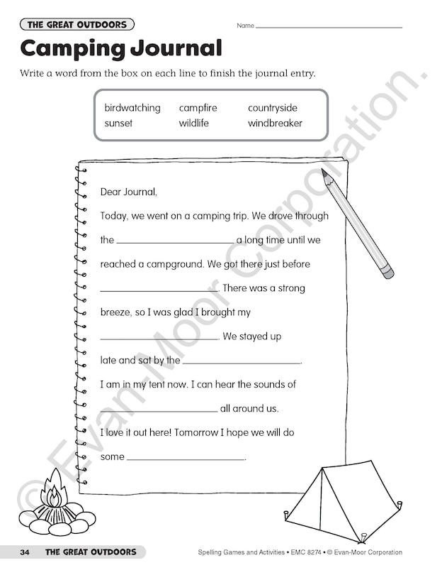 Sample content 4_Spelling Games and Activities, Grade 4 Teacher Resource