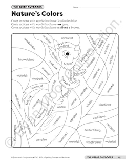 Sample content 5_Spelling Games and Activities, Grade 4 Teacher Resource