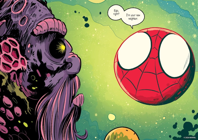 Aper&ccedil;u du contenu_Spider-Man: Cosmic Chaos! (A Mighty Marvel Team-Up)
