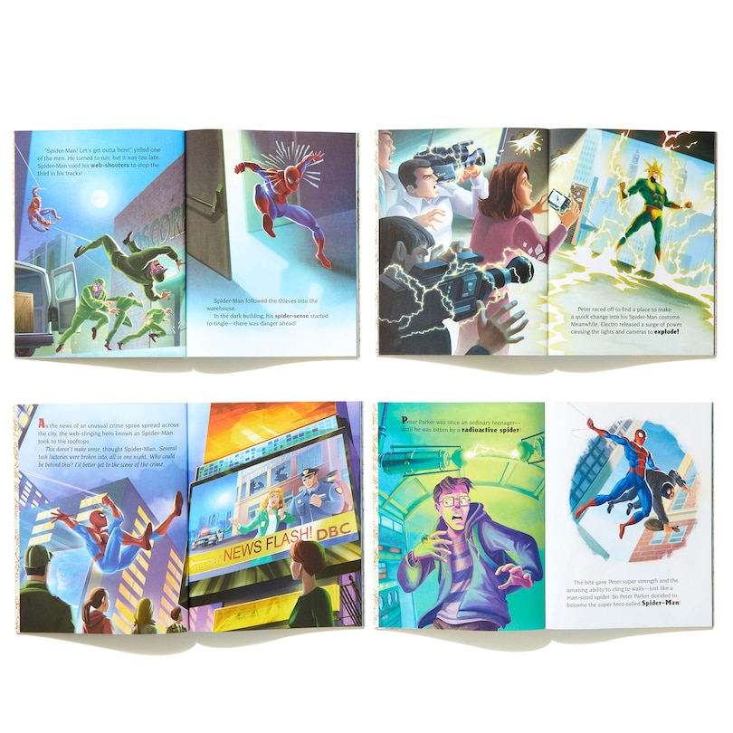 Aperçu du contenu 4_Spider-man Little Golden Book Library (marvel)