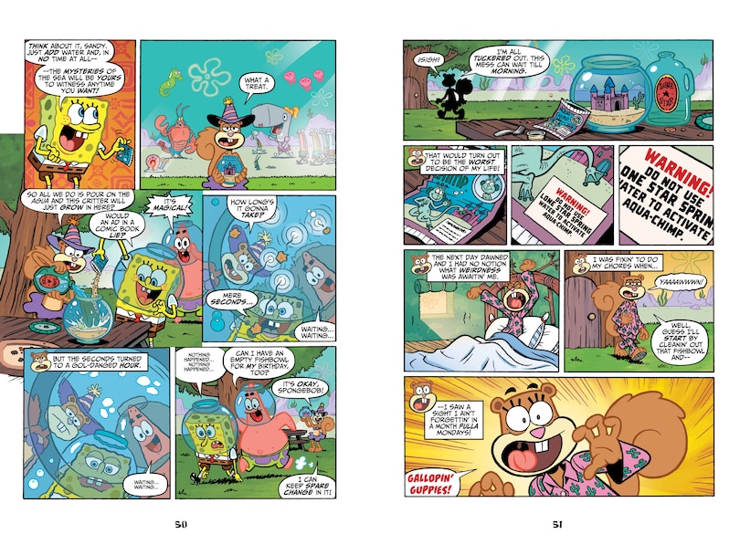 Aper&ccedil;u du contenu_SpongeBob Comics: Book 1