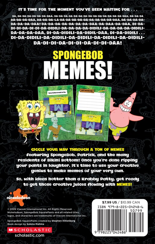 Back cover_SpongeBob SquarePants: Meme King