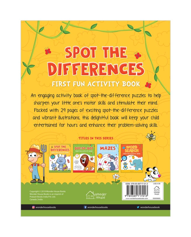 Aper&ccedil;u du contenu 5_Spot The Difference : First Fun Activity Books For Kids