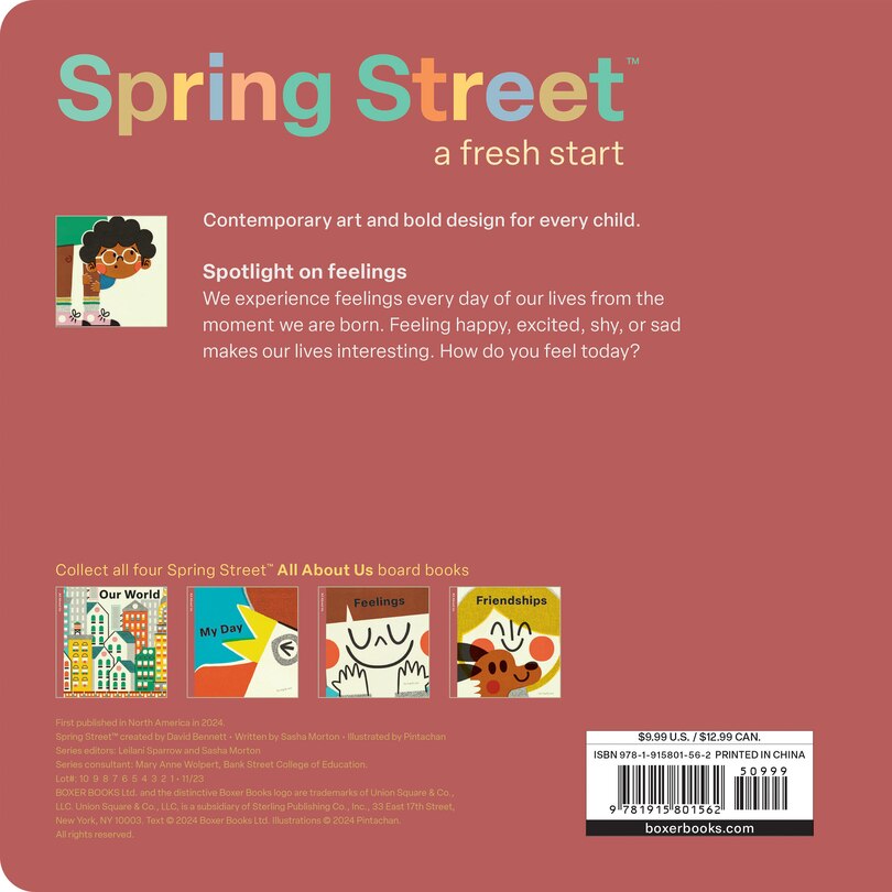 Back cover_Spring Street All About Us: Feelings