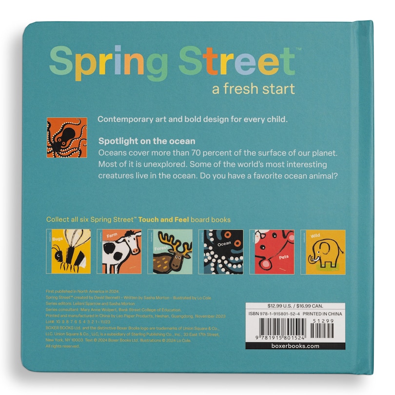 Back cover_Spring Street Touch and Feel: Ocean