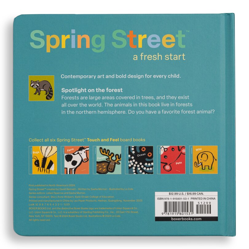 Back cover_Spring Street Touch and Feel: Forest