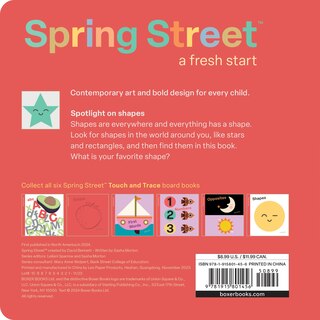 Back cover_Spring Street Touch and Trace: Shapes