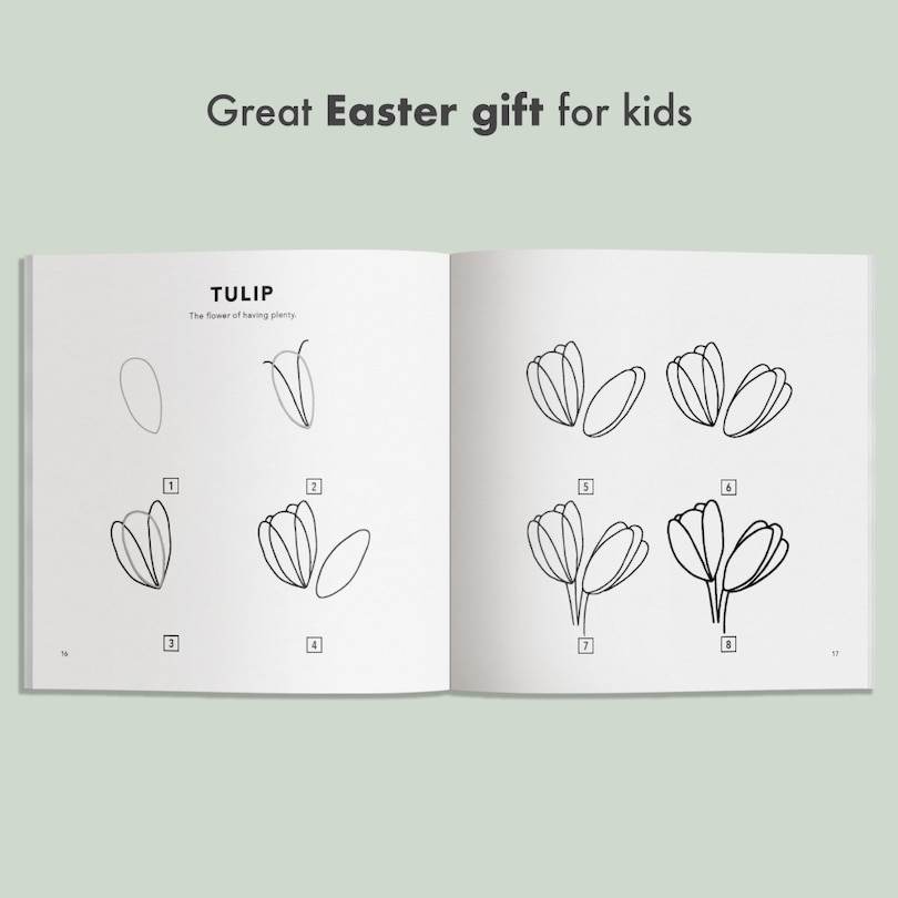 Sample content_Spring Things: How to Draw Books for Kids with Easter Eggs, Bunnies, Flowers, and More