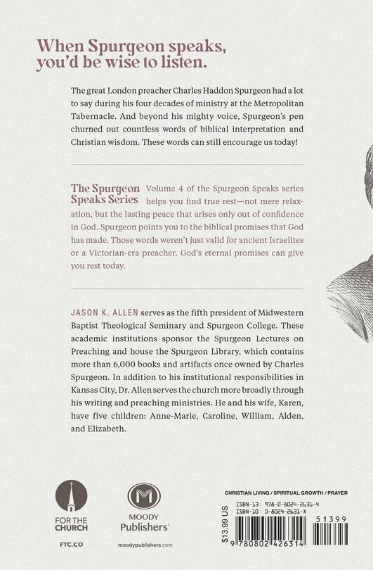 Back cover_Spurgeon On Resting In The Promises Of God