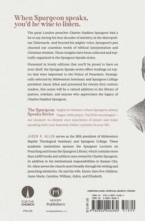 Back cover_Spurgeon On The Priority Of Prayer