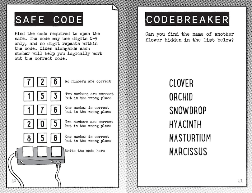 Sample content 3_Spy Agency Puzzle Book – The Hidden Hacker: Solve puzzles, crack codes and take on a top secret mission