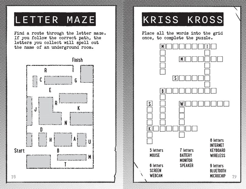 Aperçu du contenu 4_Spy Agency Puzzle Book – The Stolen Secrets