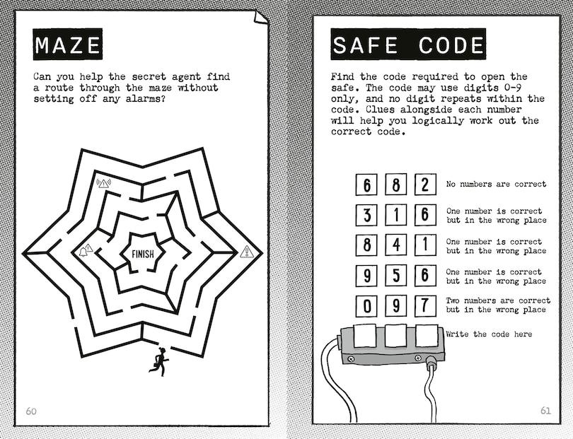 Aperçu du contenu 2_Spy Agency Puzzle Book – The Risky Rescue