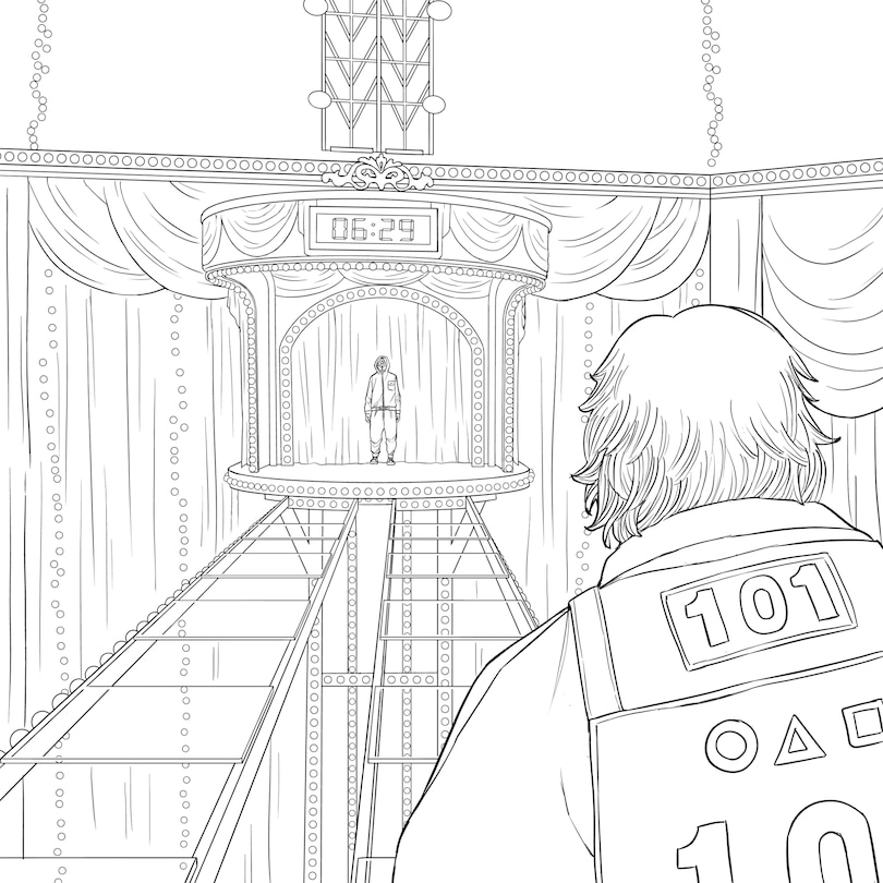 Sample content 2_Squid Game: The Official Coloring Book