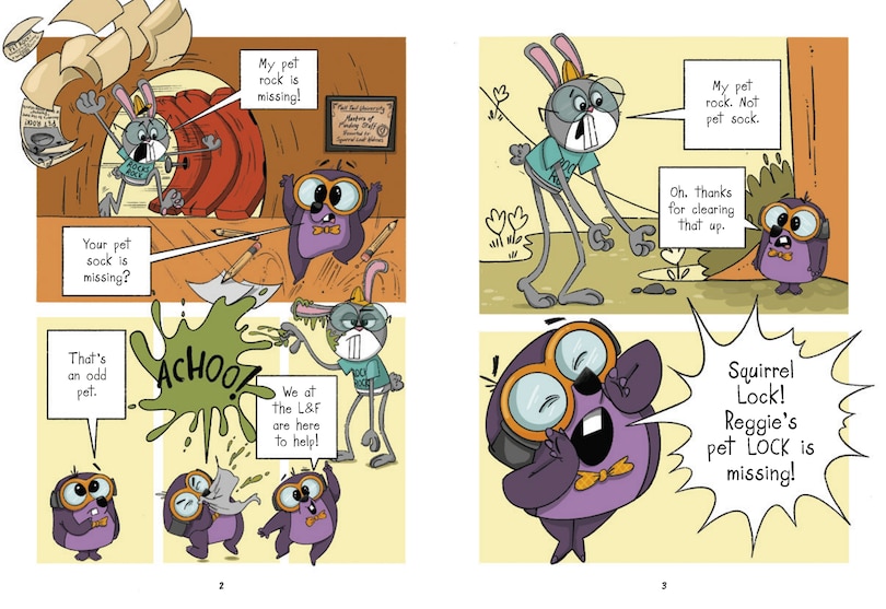 Sample content 3_Squirrel Lock Holmes #1: The Pet Rock Mystery
