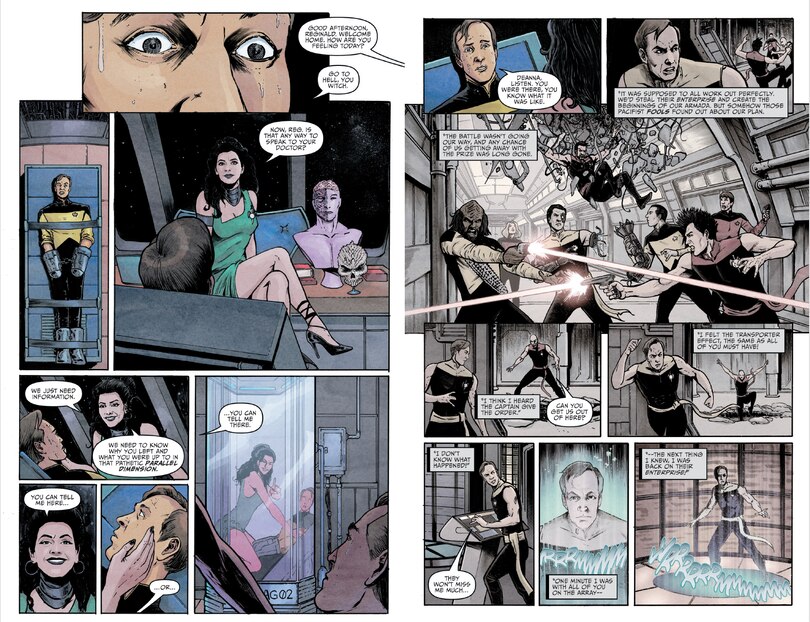 Aper&ccedil;u du contenu 4_Star Trek: The Next Generation--The Mirror War--IDW Classic Collections