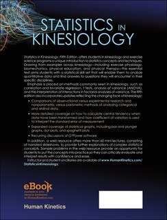 Couverture arri&egrave;re_Statistics In Kinesiology