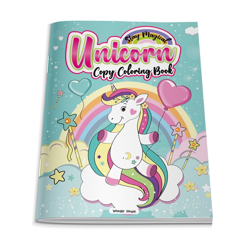 Aper&ccedil;u du contenu 3_Stay Magical Unicorn Copy Coloring Book: Fun Activity Books For Children