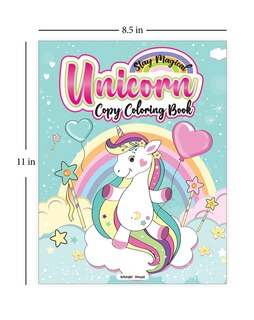 Aper&ccedil;u du contenu 4_Stay Magical Unicorn Copy Coloring Book: Fun Activity Books For Children