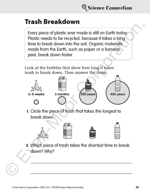 Aperçu du contenu 4_STEAM Project-Based Learning, Grade 1 Teacher Resource