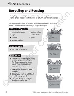 Aperçu du contenu 3_STEAM Project-Based Learning, Grade 3 Teacher Resource