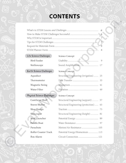 Aperçu du contenu_STEM Lessons and Challenges, Grade 4 Teacher Resource