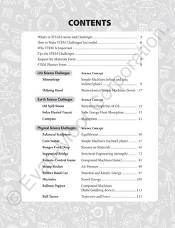 Aperçu du contenu_STEM Lessons and Challenges, Grade 5 Teacher Resource