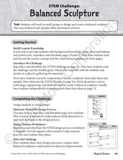 Aperçu du contenu 2_STEM Lessons and Challenges, Grade 5 Teacher Resource