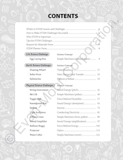Aperçu du contenu_STEM Lessons and Challenges, Grade 6 Teacher Resource