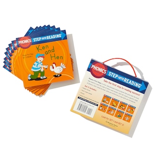 Aperçu du contenu_Step into Reading Set 2 Phonics First Steps Box Set